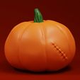 Pumpkin1-0012.jpg Halloween Pumpkin 3D Print Model