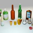 8.jpg Bottle 3D Model Collection