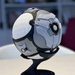thumb2.jpg 3D file Rocket League Ball - Statue with Lamp option・Model to download and 3D print