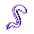 worm.stl cookie cutter worm
