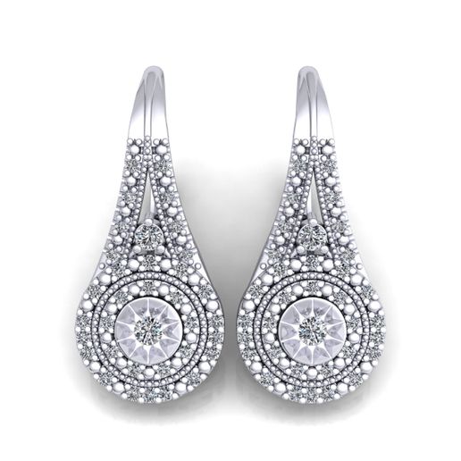 Fancy Earring , Pendent , Solitail Ring And Engagement Ring 3D model