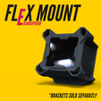 FLEX MOUNT BANDOPROOF “BRACKETS SOLD SEPARATLY BANDOPROOF FLEXMOUNT // GOPRO SESSION & RUNCAM5 & CADDX ORCA//FPV TOOLLESS CAMERA MOUNT SYSTEM