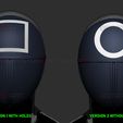 001D.jpg STL file Squid Game Mask - Soldier Mask Cosplay 3D print model・3D printable design to download