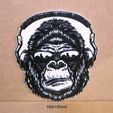 gorila-simio-gas-monkey-garage-animal-salvaje-selva-cartel-zoo.jpg gorilla, ape, headphones, gas, garage, animal, wild, monkey, jungle, poster, glasses, sign, signboard, print3d