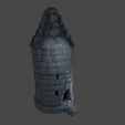 věž.png Old Ruined Tower Forest Diorama