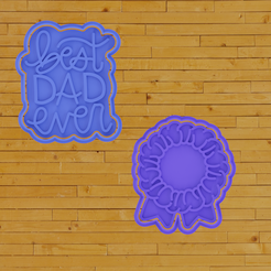 1.png STL-Datei COOKIE CUTTER der beste Daddy・3D-druckbares Modell zum Herunterladen