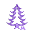 vanocni strom.stl Spinning Christmas tree decoration