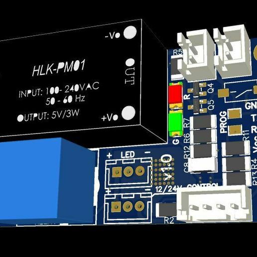 Pic2.jpg Module d'automatisation du contrôle de l'alimentation et de la lumière de l'imprimante 3D