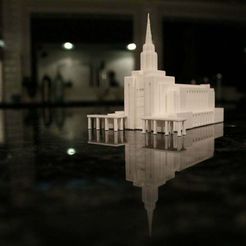 20170608203850_IMG_0364.JPG Free STL file Oquirrh Mountain Temple・3D printer design to download