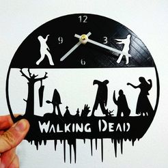 11fb0498d6caebbe656a7ee5eede894d_display_large.jpg Free STL file Reloj Walking Dead・Model to download and 3D print, 3dlito