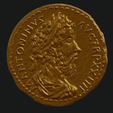 Screenshot-2023-12-14-232316.png Golden Aureus Coin of Roman Emperor Marcus Aurelius 3D