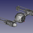 TYE-WING.png Tye-WING ugly 3.75" figure toy ship 3d print files