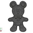 Gingerbread-Mickey-and-pendant-13.jpg Christmas Gingerbread Mickey and Pendant 3D Printable Model