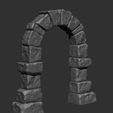 arch2.jpg Dungeon door set - 3x closed doors + 3x stone arches