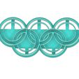 Olympic Games Rings Cookie Cutter.jpg OLYMPIC GAMES COOKIE CUTTER, SPORTS COOKIE CUTTER, COOKIE CUTTER, FONDANT CUTTER, OLYMPIC GAMES, SPORTS