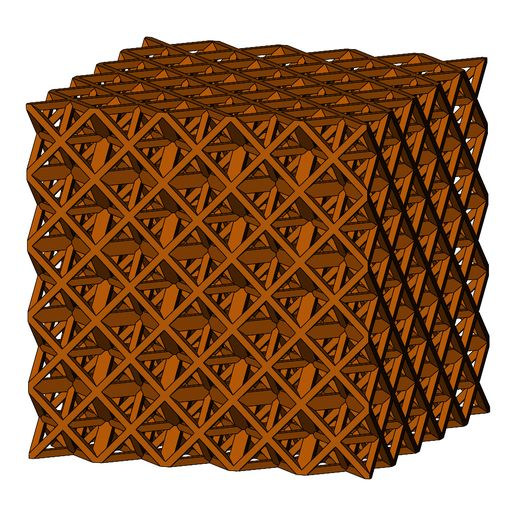 📐 3D Lattice Structures 3D print model・ STL File for ・Cults