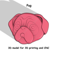PUG-STL-FILE-1.png Fichier Stl chien