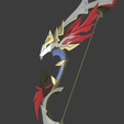 3.png Arco Genshin Impact Chasca para 3Dprint