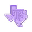 1.stl Texas A&M Aggies Logo - NCAA - USA
