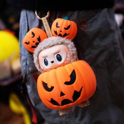 Labubu Toy Accessories - Pumpkin Set (Headband and body)