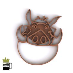 cults10.jpg STL file PUMBA CUTTERS FOR FONDANT BISCUITS・3D print design to download