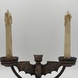 IMG_6819.jpg The Haunted Mansion Themed Bat Drink Holder With Candle Stick Holder Variant