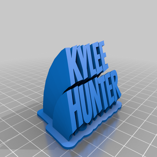 Kylee Sweeping Name 3D model