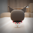 kuromi-bones3.png KUROMI HALF SKULL FUNKO POP