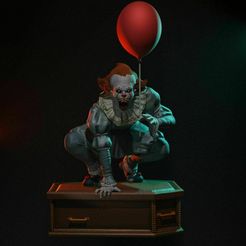 pennywise-statue-3d-model-stl-(1).jpg Pennywise statue 3D print model