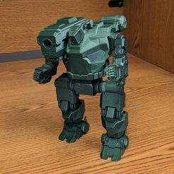bd4fa800-9577-4e24-a30e-0d3a9c5b8289.jpg Free 3D file Articulated MWO Hunchback (Remix)・3D printing design to download
