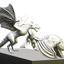 12.jpg Archivo OBJ Drogon baby , dragon bebe , game of thrones , juego de tronos stl・Plan de impresora 3D para descargar, gaaraa