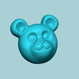 bf1.png Jelly Candy Molding Bear Face - Gummy Mould