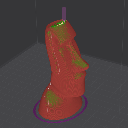 🗿 Moai statue・ STL File for 3D printing and CNC machining