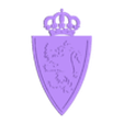 escudorealzaragoza.stl Real Zaragoza Coat of Arms