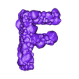 rock-f.stl Free STL file Rocky Alphabet・3D printing model to download