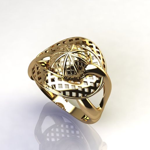 Women's Ring Women Ring Ladies Ring Elegant Fashion Jewelry Wide Band 3DM STL