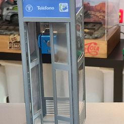 20210724_181224.jpg Download STL file Telephone booth 80's • 3D printable model, Carlos_Diaz