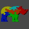 rhino ren.jpg Rhino jigsaw puzzle