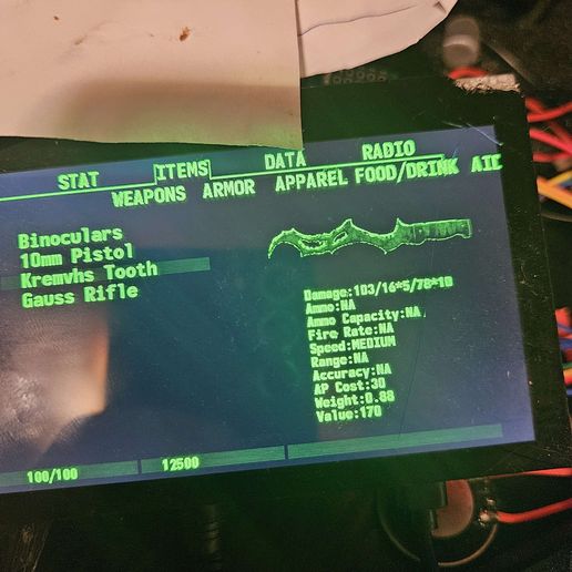 💻 Pip-Boy 3000 MK V Fallout Amazon TV Show Model Raspberry