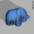 Elephant-Stamp.png ELEPHANT FONDANT AND COOKIE CUTTER AND STAMP SET FOR BAKING