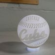 IMG_20230120_183745594.jpg Chicago Cubs Beyzbol Işığı, TEALIGHT, OKUMA IŞIĞI