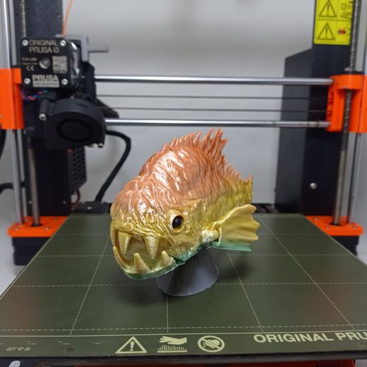 IMG_20220624_150015.jpg STL file Articulated Print-In-Place Monster Piranha・3D printer design to download, Avoline3D
