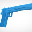 2.33.jpg Colt M1911A1 from the movie Hitman Agent 47 1 to 12 scale 3D print model