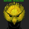 default.153-Copy-2.jpg Squid Game Mask - Vip Eagle Mask Cosplay 3D print model