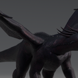 z0025.png Beast dragon  - rigged/posable stl file included