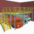 Screen-Shot-2023-01-11-at-9.07.46-PM.png STL-Datei 1/10 Scale Modular Mezzanine für Ihre Scale RC Garage oder Diorama・Design für 3D-Drucker zum herunterladen