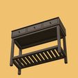 il_fullxfull.6897263017_ffs4.jpg Mini Console Table 1/12 scale for Doll Funiture, Doll House