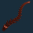 DR-9.png DRAGON SNAKE ARTICULATED PRINT