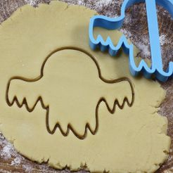 привидение 2.jpg STL file Ghost 2 cookie cutter for professional・Model to download and 3D print