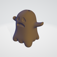 ghostk2.png SpookyFest 3D Collection: Sad ghost ghost + keychain keychain